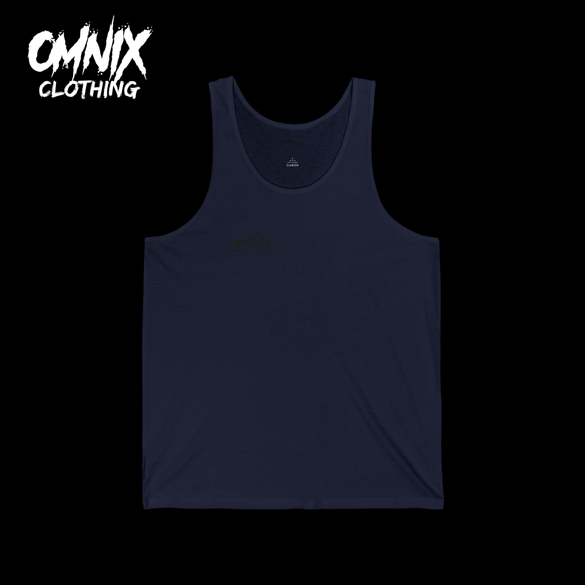 OMNIX Jersey Tank with Unbroken Rose Design