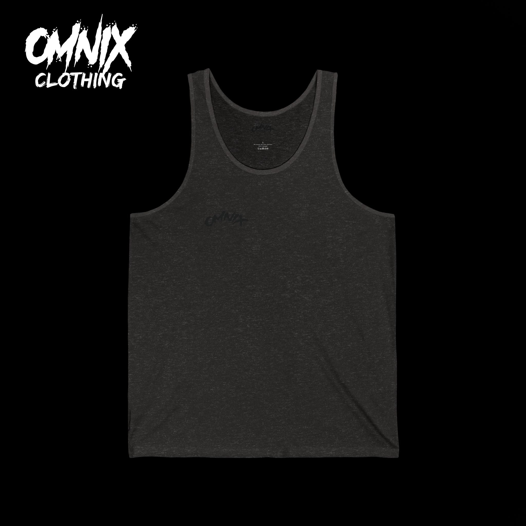 OMNIX Jersey Tank with Unbroken Rose Design