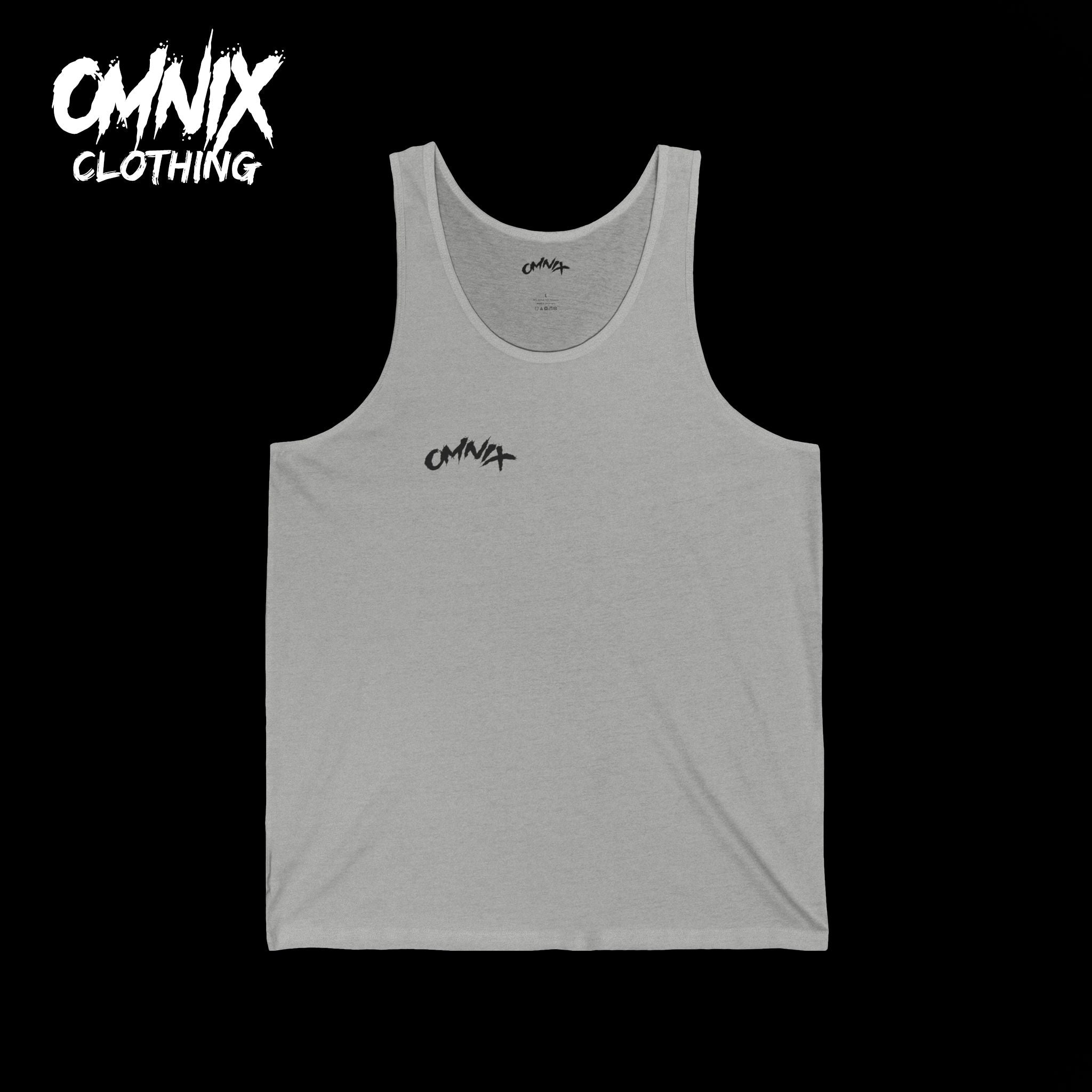 OMNIX Jersey Tank with Unbroken Rose Design