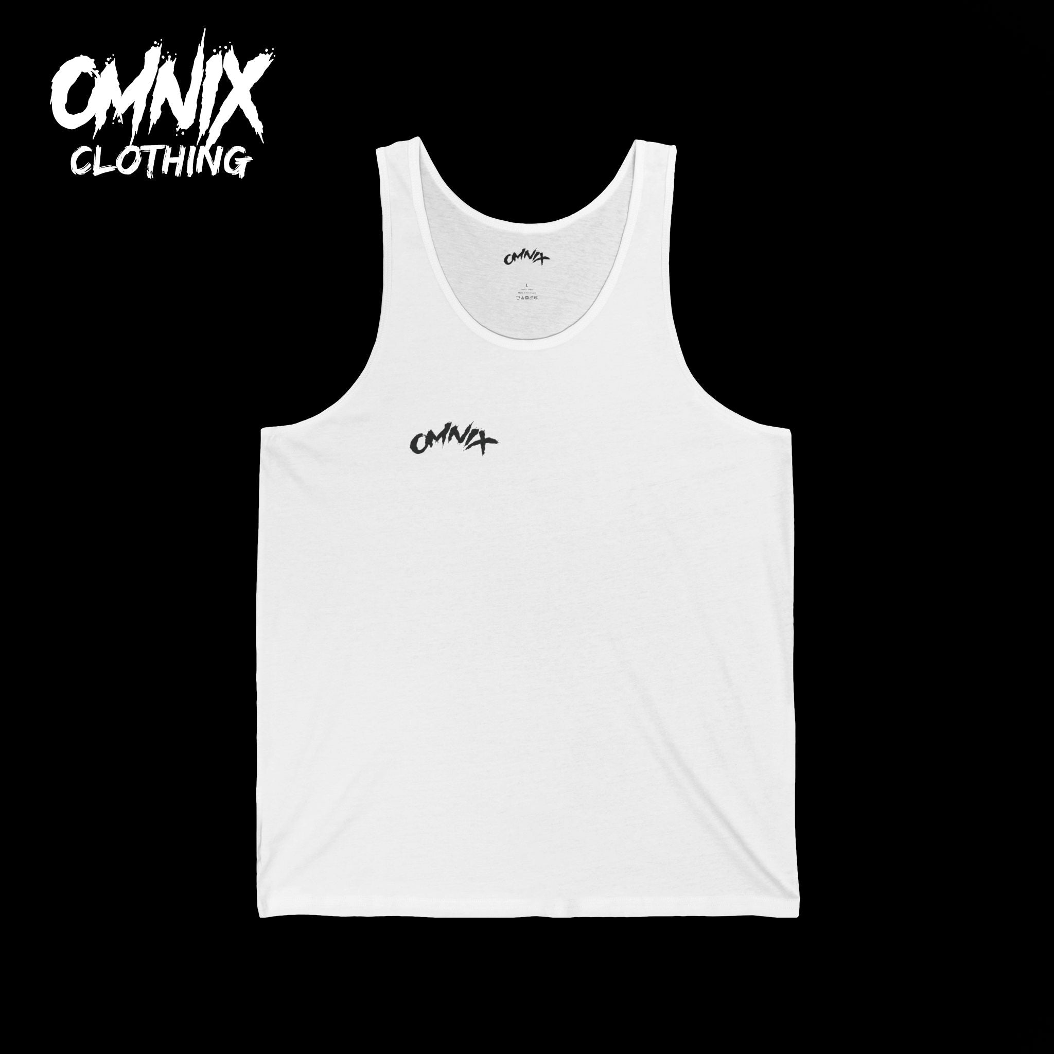 OMNIX Jersey Tank with Unbroken Rose Design