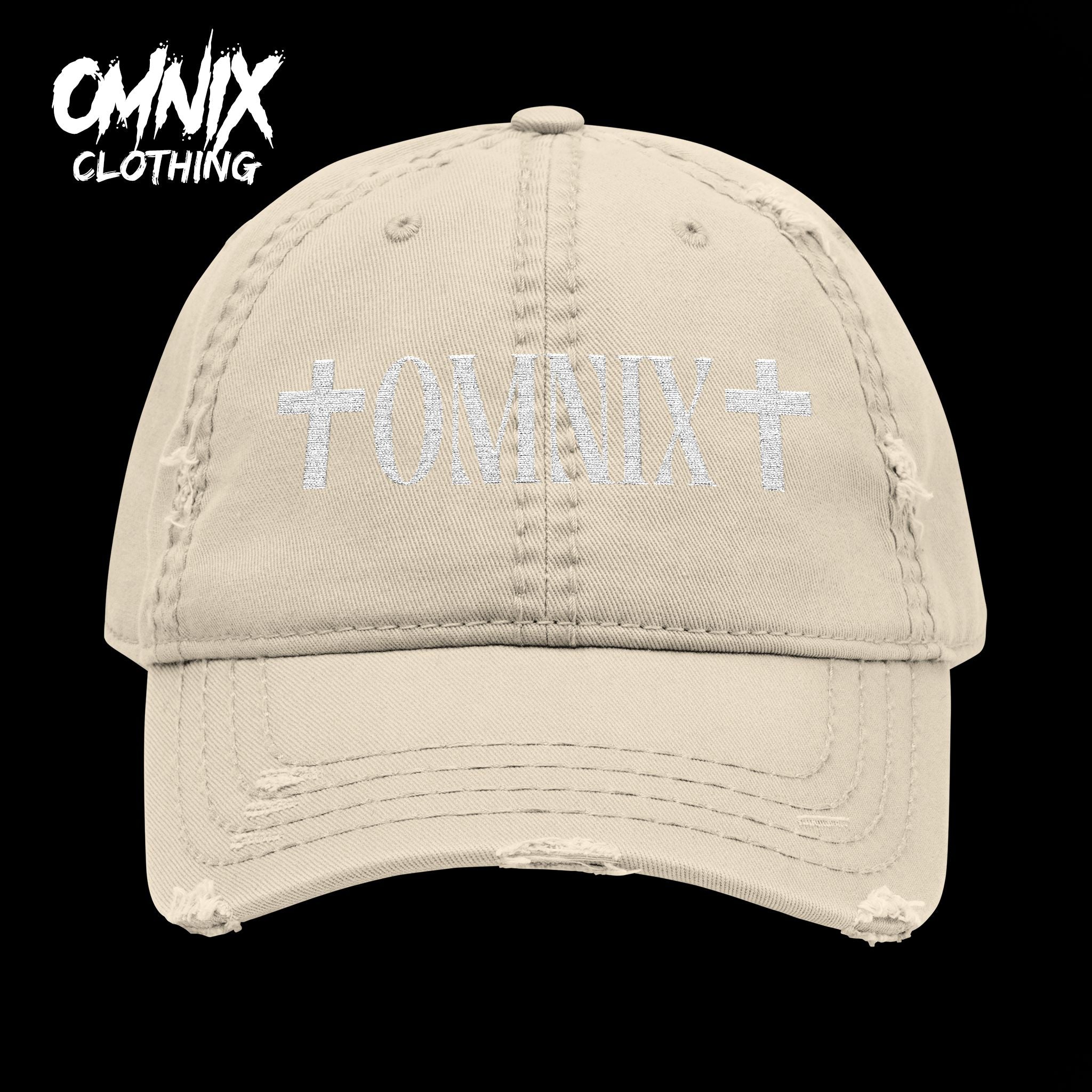 OMNIX Embroidery Distressed Cap